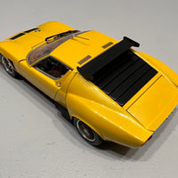 Lamborghini Miura SVR - Yellow/Black - 1:18 Scale Diecast Model Car - KYOSHO