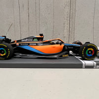 MCLAREN F1 TEAM MCL36 - DANIEL RICCIARDO - BAHRAIN GP 2022 - 1:18 Scale Resin Model Car - MINICHAMPS