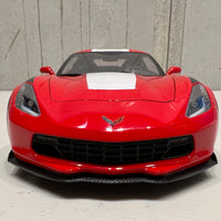 CHEVROLET CORVETTE GRAND SPORT (RED/WHITE STRIPES/BLACK FENDER HASH MARKS) - 1:18 Scale Composite Model Car