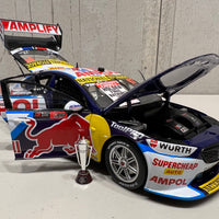 HOLDEN ZB COMMODORE - RED BULL AMPOL RACING - VAN GISBERGEN/TANDER #97 - 2022 Bathurst 1000 WINNER (with scale replica Poster and Trophy) 1:18 SCALE - BIANTE - RRP $279 NOW $250