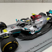 Mercedes-AMG Petronas F1 W13 E Performance No.44 Mercedes-AMG Petronas F1 Team - Belgian GP 2022 - Lewis Hamilton - 1:43 Scale Resin Model Car - Spark