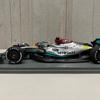 Mercedes-AMG Petronas F1 W13 E Performance No.44 Mercedes-AMG Petronas F1 Team - Miami GP 2022 - Lewis Hamilton. With Acrylic Cover - 1:18 Scale Resin Model Car - SPARK - RRP $380 NOW $340