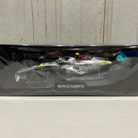 MERCEDES-AMG PETRONAS FORMULA ONE TEAM F1 W13 E PERFORMANCE - LEWIS HAMILTON - MONACO GP 2022 - with rain tyres - 1:18 Scale Diecast Model Car - Minichamps
