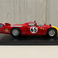 Alfa Romeo 33/2 No.65 24H Le Mans 1968 - S. Trosch - K. von Wendt - With Acrylic Cover - 1:18 Scale Resin Model Car