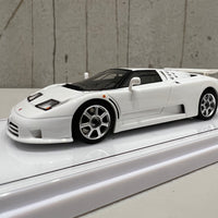 Bugatti EB110 Super Sport Bianco Monaco - 1:43 Scale Resin Model Car - TSM