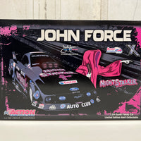 JOHN FORCE 2009 SUMMIT MOTORSPORTS PARK "NIGHTSTALKER" MUSTANG FUNNY CAR - 1:24 SCALE DIECAST MODEL - ACTION