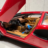 Lamborghini Countach Walter Wolf - Red - 1:18 Scale Diecast Model Car - KYOSHO