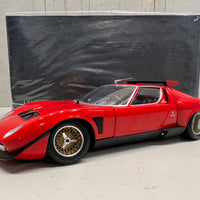 Lamborghini Miura SVR - Red / Black - 1:18 Scale Diecast Model Car - Kyosho
