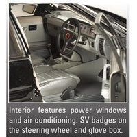 HOLDEN VL WALKINSHAW COMMODORE GROUP A SV BLACK - 1:18 SCALE DIECAST