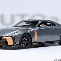 NISSAN GT-R50 BY ITALDESIGN (GREY / GOLD) - 1:18 SCALE MODEL - AUTOart