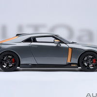 NISSAN GT-R50 BY ITALDESIGN (GREY / GOLD) - 1:18 SCALE MODEL - AUTOart
