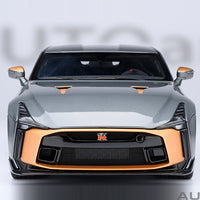 NISSAN GT-R50 BY ITALDESIGN (GREY / GOLD) - 1:18 SCALE MODEL - AUTOart
