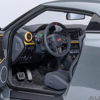 NISSAN GT-R50 BY ITALDESIGN (GREY / GOLD) - 1:18 SCALE MODEL - AUTOart