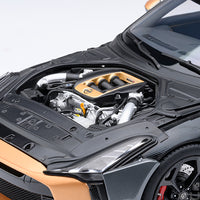 NISSAN GT-R50 BY ITALDESIGN (GREY / GOLD) - 1:18 SCALE MODEL - AUTOart