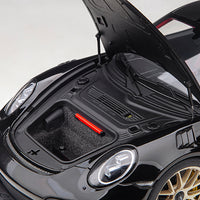 PORSCHE 911 (991.2) GT2 RS WEISSACH PACKAGE (BLACK) - 1:18 SCALE MODEL - AUTOart