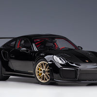 PORSCHE 911 (991.2) GT2 RS WEISSACH PACKAGE (BLACK) - 1:18 SCALE MODEL - AUTOart