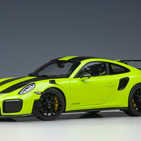 PORSCHE 911 (991.2) GT2 RS WEISSACH PACKAGE - ACID GREEN - 1:18 SCALE MODEL - AUTOart