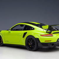 PORSCHE 911 (991.2) GT2 RS WEISSACH PACKAGE - ACID GREEN - 1:18 SCALE MODEL - AUTOart