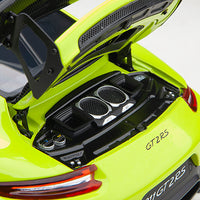 PORSCHE 911 (991.2) GT2 RS WEISSACH PACKAGE - ACID GREEN - 1:18 SCALE MODEL - AUTOart