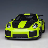 PORSCHE 911 (991.2) GT2 RS WEISSACH PACKAGE - ACID GREEN - 1:18 SCALE MODEL - AUTOart