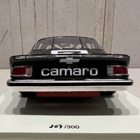 Chevrolet Camaro No.7 Winner Michigan IROC 1974 - Bobby Unser - Limited 300 - 1:18 Scale Resin Model Car - Spark