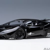 LIBERTY WALK LB SILHOUETTE WORKS HURACAN GT (BLACK) - 1:18 Scale Model - AUTOart