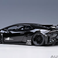 LIBERTY WALK LB SILHOUETTE WORKS HURACAN GT (BLACK) - 1:18 Scale Model - AUTOart