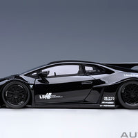 LIBERTY WALK LB SILHOUETTE WORKS HURACAN GT (BLACK) - 1:18 Scale Model - AUTOart