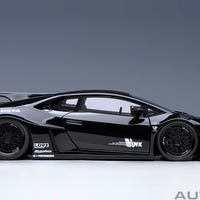 LIBERTY WALK LB SILHOUETTE WORKS HURACAN GT (BLACK) - 1:18 Scale Model - AUTOart
