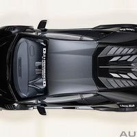 LIBERTY WALK LB SILHOUETTE WORKS HURACAN GT (BLACK) - 1:18 Scale Model - AUTOart