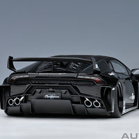 LIBERTY WALK LB SILHOUETTE WORKS HURACAN GT (BLACK) - 1:18 Scale Model - AUTOart