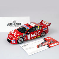 Team BOC #8 Holden VF Commodore Supercar 2016 Sandown 500 Retro Livery - 1:18 Scale Diecast Model - Authentic Collectables