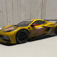 CHEVROLET CORVETTE C8.R #33 2023 LE MANS 24 HRS LM GTE AM CLASS WINNER CORVETTE RACING - POST RACE WEATHERD - 1:18 SCALE RESIN MODEL - TOPSPEED