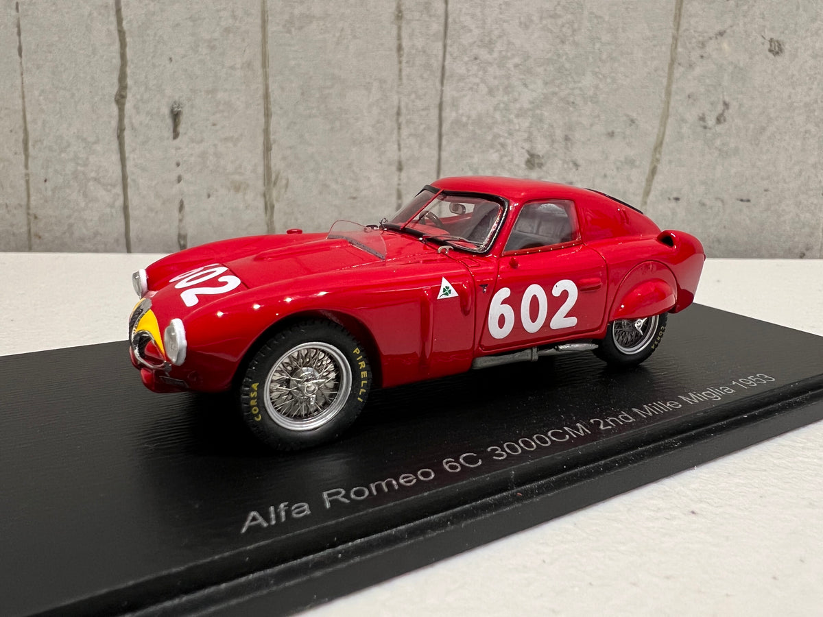 スパーク1/43Alfa Romeo 6C 3000 24H LM 1953 スパーク 1/43 アルファロメオ 6C 3000 CM 1953 ルマン24H #21 C