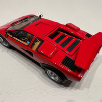 Lamborghini Countach Walter Wolf - Red - 1:18 Scale Diecast Model Car - KYOSHO