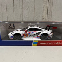 Porsche 911 RSR-19 No.79 WeatherTech Racing - 2nd LMGTE Am 24H Le Mans 2022 - C. MacNeil - J. Andlauer - T. Merrill - 1:43 Scale Resin Model Car - Spark