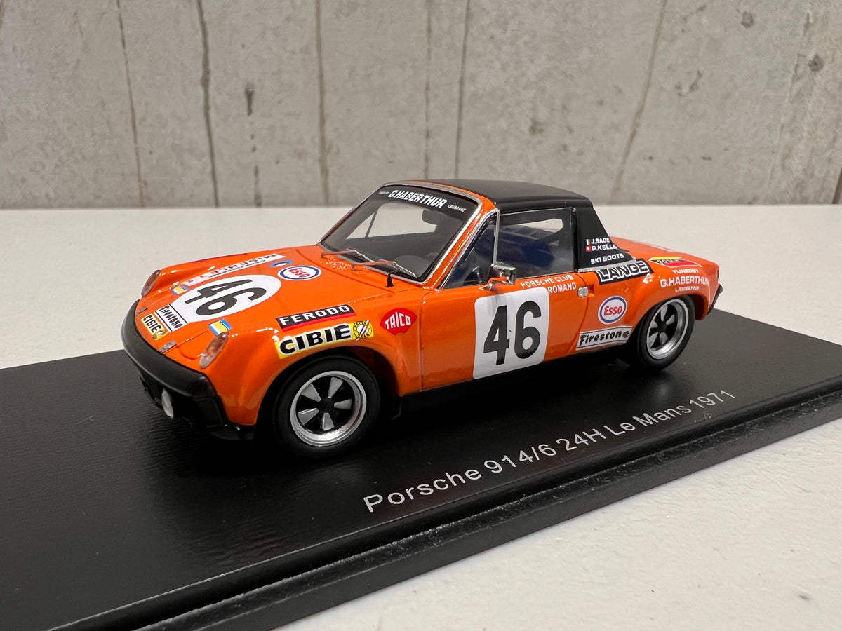 ミニカー　1/18 Porsche 914/6 #46 24H Le Mans 1971 J. Sage - P. Keller [18S856] Minicar 1/18 Porsche 914/6 46 24H Le Mans 1971 J. Sage - P