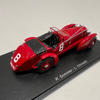 Alfa Romeo 8C No.8 Winner 24H Le Mans 1932 - R. Sommer - L. Chinetti - 1:43 Scale Resin Model Car - Spark