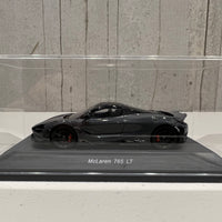 McLaren 765 LT Dark Silver - 1:43 Scale Resin Model Car - Spark