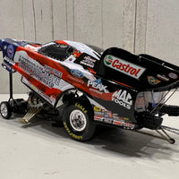 John Force "AMERICAN MADE 16X CHAMP" 2014 Mustang Funny Car - 1:24 Scale Diecast Model - ACTION