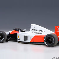 A.SENNA #1 - McLAREN HONDA MP4/6 JAPANESE GP 1991 (WITH McLAREN LOGO) - 1:18 SCALE MODEL - AUTOart