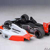 A.SENNA #1 - McLAREN HONDA MP4/6 JAPANESE GP 1991 (WITH McLAREN LOGO) - 1:18 SCALE MODEL - AUTOart