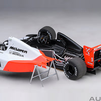 A.SENNA #1 - McLAREN HONDA MP4/6 JAPANESE GP 1991 (WITH McLAREN LOGO) - 1:18 SCALE MODEL - AUTOart
