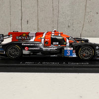 Oreca 07 - Gibson No.3 DKR Engineering - 24H Le Mans 2022 - L. Hörr - J. Glorieux - A. Cougnaud - 1:43 Scale Resin Model Car - Spark
