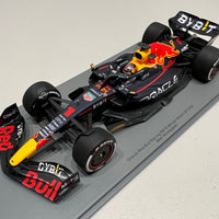 Oracle Red Bull Racing RB18 No.1 Oracle Red Bull Racing - Winner Miami GP 2022 - Max Verstappen. With Acrylic Cover - 1:18 Scale Resin Model Car