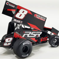2023 #8 RSR SPRINT CAR - AARON REUTZEL - 1:18 SCALE DIECAST