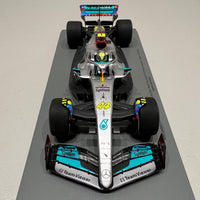 Mercedes-AMG Petronas F1 W13 E Performance No.44 Mercedes-AMG Petronas F1 Team - Miami GP 2022 - Lewis Hamilton. With Acrylic Cover - 1:18 Scale Resin Model Car - SPARK - RRP $380 NOW $340