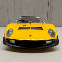 Lamborghini Miura SVR - Yellow/Black - 1:18 Scale Diecast Model Car - KYOSHO