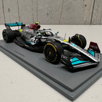 Mercedes-AMG Petronas F1 W13 E Performance No.44 Mercedes-AMG Petronas F1 Team - Belgian GP 2022 - Lewis Hamilton - 1:43 Scale Resin Model Car - Spark
