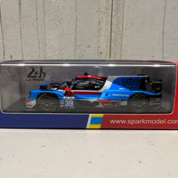Oreca 07 - Gibson No.39 GRAFF Racing - 24H Le Mans 2022 - E. Trouillet - S. Page - D. Droux - 1:43 Scale Resin Model Car - Spark